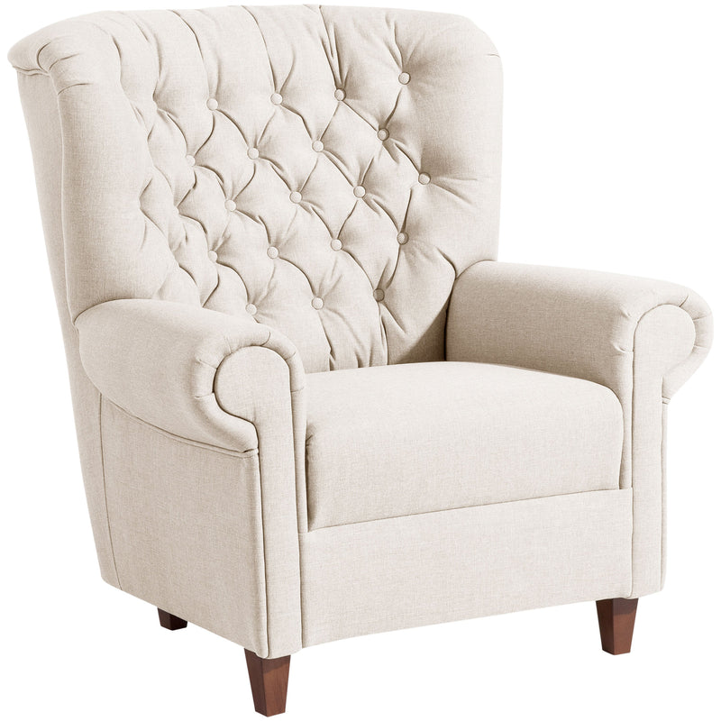 Max Winzer high-back chair Vicky cream