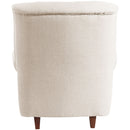 Chaise à dossier haut Vicky de Max Winzer couleur crème