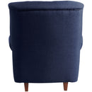 Chaise à dossier haut Vicky bleu foncé de Max Winzer