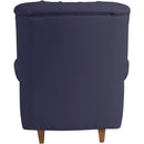 Chaise à dossier haut Vicky bleu foncé de Max Winzer