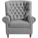 Chaise à dossier haut Vicky grise de Max Winzer