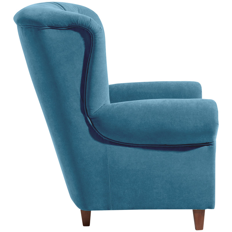 Max Winzer high-back chair Vicky petrol