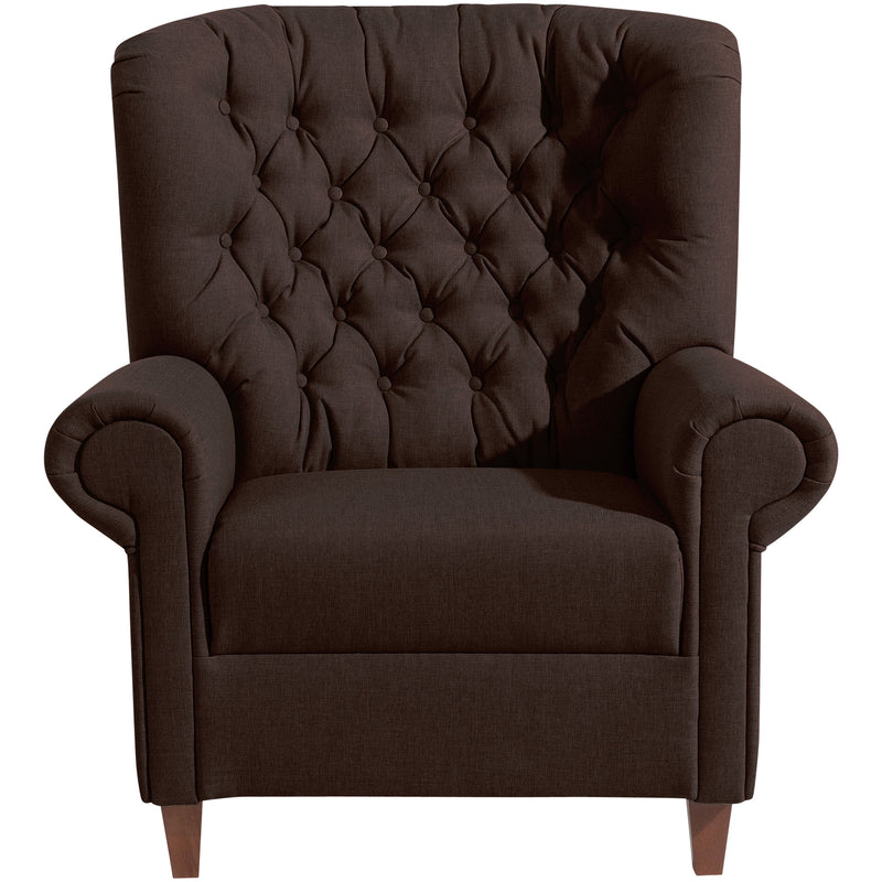 Max Winzer high-back chair Vicky chocolate