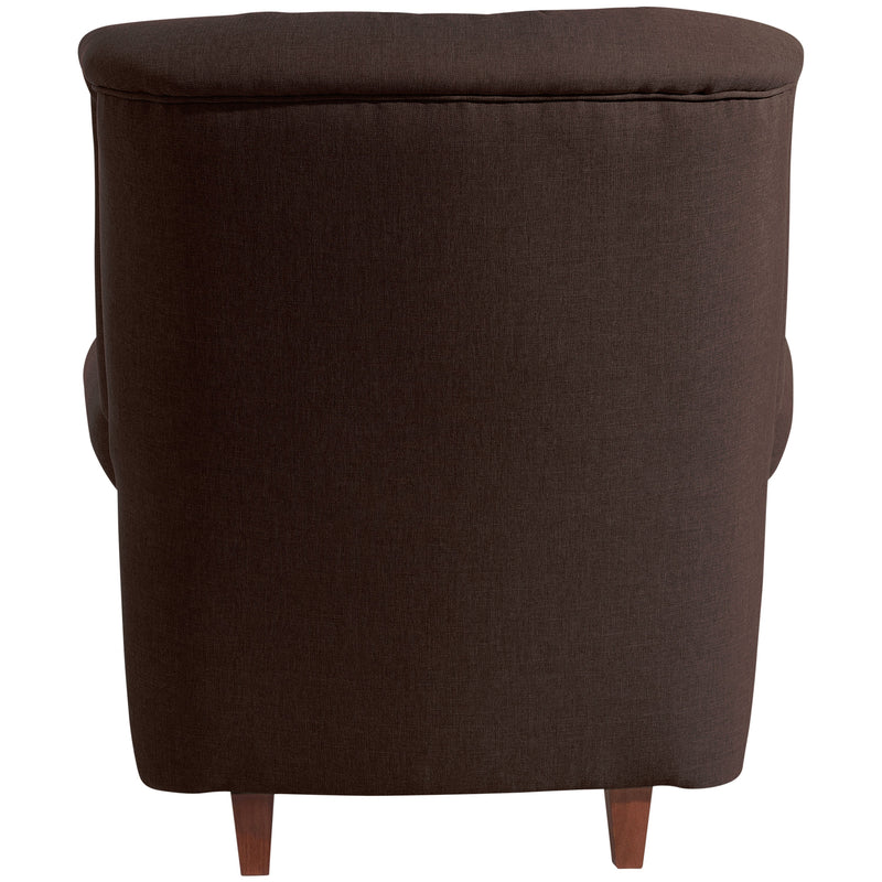 Max Winzer high-back chair Vicky chocolate