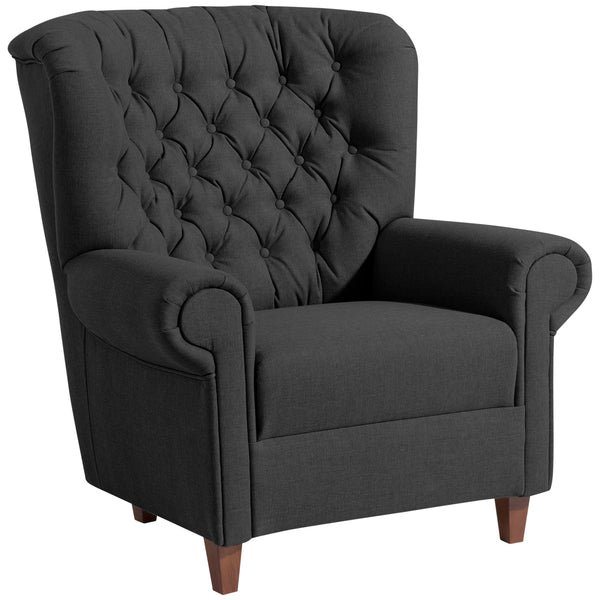 Max Winzer high-back chair Vicky black