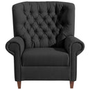 Chaise à dossier haut Vicky noire de Max Winzer