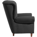 Chaise à dossier haut Vicky noire de Max Winzer