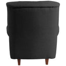 Chaise à dossier haut Vicky noire de Max Winzer