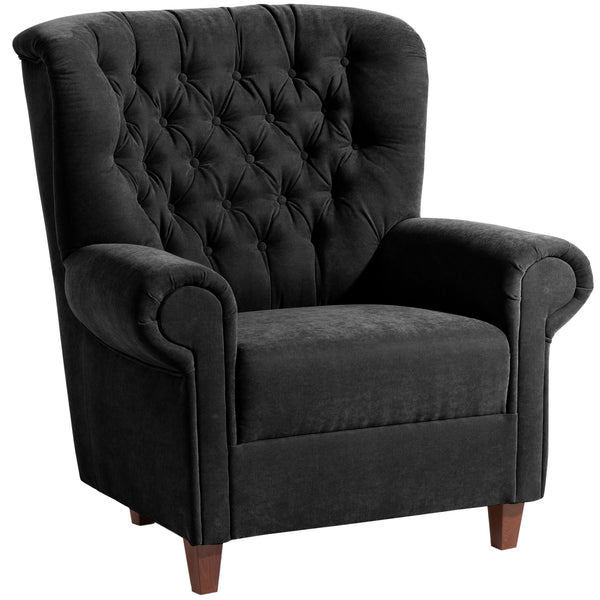 Max Winzer high-back chair Vicky black