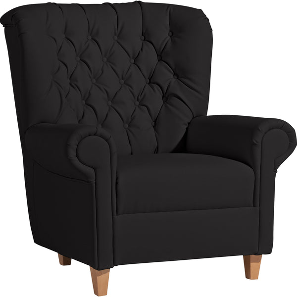 Max Winzer high-back chair Vicky black