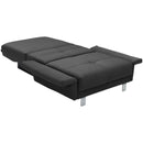Chaise pliante avec accoudoirs Max Winzer Vincent graphite