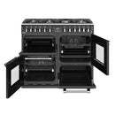 STOVES RICHMOND Deluxe S1000 DF GAS Black 