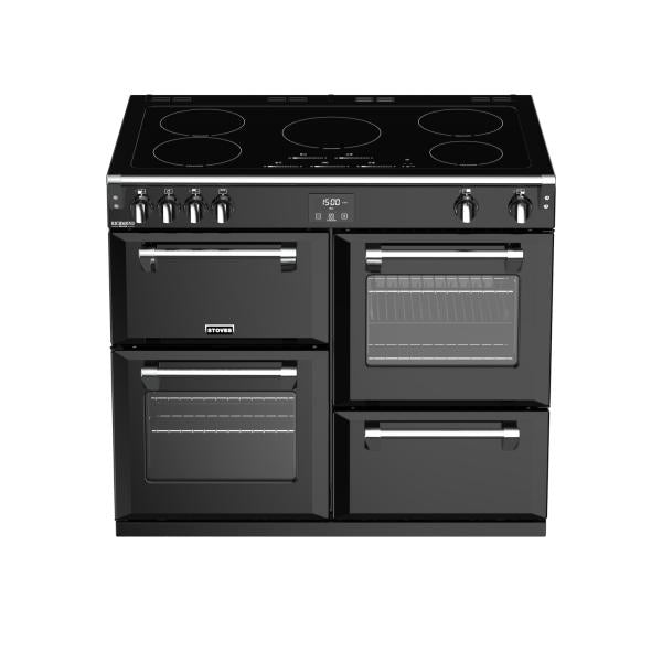 STOVES RICHMOND Deluxe S1000 EGG INDUCTION Black 