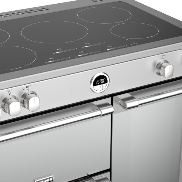 STOVES STERLING S900 EI INDUCTION stainless steel 