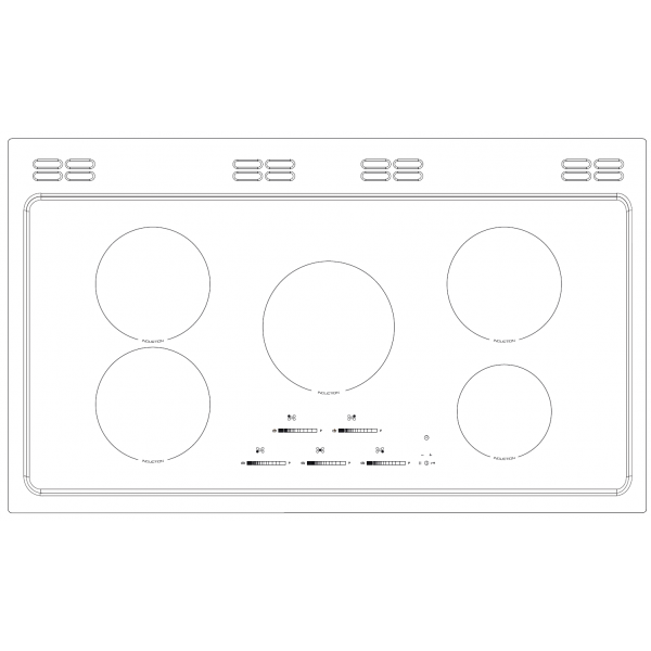 STOVES STERLING S900 EI INDUCTION stainless steel 