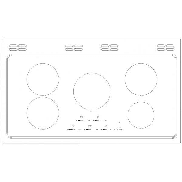 STOVES PRECISION S900 Deluxe EI INDUKTION Schwarz