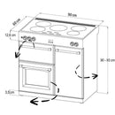 CUISINIÈRES PRECISION S900 Deluxe EGG INDUCTION Noir 