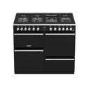 POÊLES PRECISION S1000 Deluxe DF GAZ Noir/Chrome 