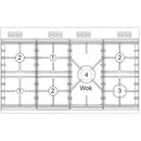 POÊLES PRECISION S1000 Deluxe DF GAZ Acier inoxydable/Noir 