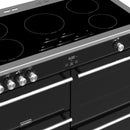 STOVES PRESICION S1100 Deluxe EI INDUCTION Black/Chrome 