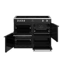 STOVES PRESICION S1100 Deluxe EI INDUCTION Black/Chrome 
