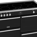 STOVES PRESICION S1100 Deluxe EI INDUCTION Black/Chrome 