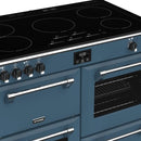 POÊLES RICHMOND Deluxe S1000 EGG INDUCTION CB Bleu Tonnerre/Chrome 
