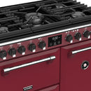 POÊLES RICHMOND Deluxe S900 DF GAZ CB Chili Red/Chrom 