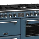 STOVES RICHMOND Deluxe S1000 DF GAS CB Thunder Blue/Chrome 
