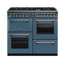 STOVES RICHMOND Deluxe S1000 DF GAS CB Thunder Blue/Chrome 