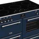 STOVES RICHMOND Deluxe S1000 EGG INDUCTION CB Midnight Blue/Chrome 