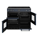 STOVES RICHMOND Deluxe S1000 EGG INDUCTION CB Midnight Blue/Chrome 