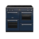 STOVES RICHMOND Deluxe S1000 EGG INDUCTION CB Midnight Blue/Chrome 