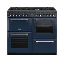 STOVES RICHMOND Deluxe S1000 DF GAS CB Midnight Blue/Chrome 