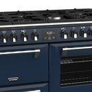 STOVES RICHMOND Deluxe S1000 DF GAS CB Midnight Blue/Chrome 