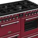 STOVES RICHMOND Deluxe S1000 DF GAS CB Chili Red/Chrome 