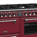 STOVES RICHMOND Deluxe S1000 DF GAS CB Chili Red/Chrome 