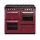 STOVES RICHMOND Deluxe S1000 DF GAS CB Chili Red/Chrome 