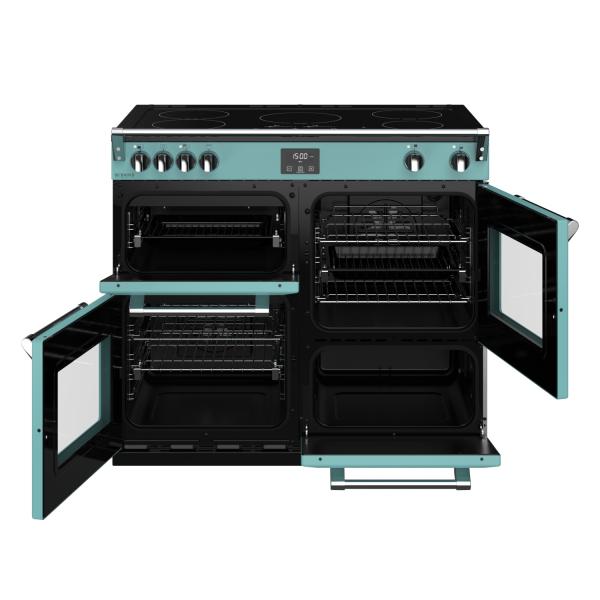 STOVES RICHMOND Deluxe S1000 EI INDUKTION CB Country Blue/Chrom
