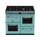 STOVES RICHMOND Deluxe S1000 DF GAS CB Country Blue/Chrome 