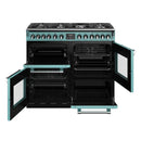 STOVES RICHMOND Deluxe S1000 DF GAS CB Country Blue/Chrome 