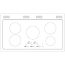 STOVES RICHMOND Deluxe S1000 EGG INDUCTION CB Icy White/Chrome 