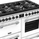 STOVES RICHMOND Deluxe S1000 DF GAS CB Icy White/Chrome 
