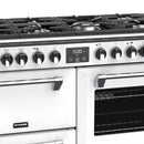 STOVES RICHMOND Deluxe S1000 DF GAS CB Icy White/Chrome 