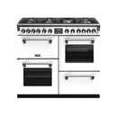STOVES RICHMOND Deluxe S1000 DF GAS CB Icy White/Chrome 