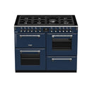 STOVES RICHMOND Deluxe S1100 DF GAS CB Midnight Blue/Chrome 