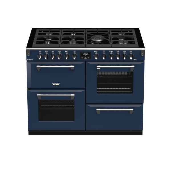 STOVES RICHMOND Deluxe S1100 DF GAS CB Midnight Blue/Chrom