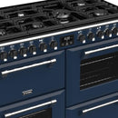 STOVES RICHMOND Deluxe S1100 DF GAS CB Midnight Blue/Chrome 