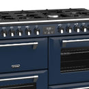 STOVES RICHMOND Deluxe S1100 DF GAS CB Midnight Blue/Chrome 
