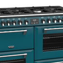 POÊLES RICHMOND Deluxe S1100 DF GAZ CB Kingfisher Teal/Chrom 